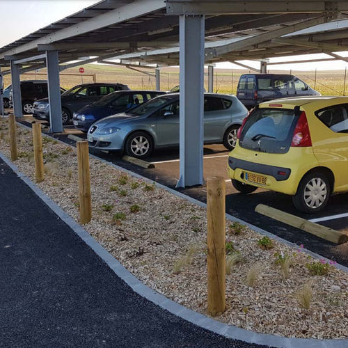 Dissuasore fissa - SRI 100 series - Rondino - di sicurezza / in legno / per spazi pubblici