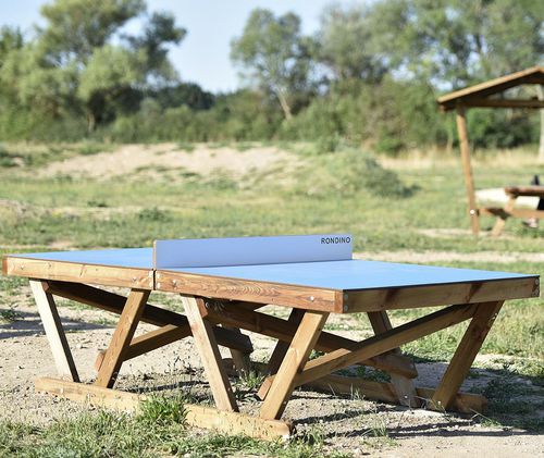 Tavolo da ping-pong per esterni - 604 421 - Rondino - contemporaneo / per spazio pubblico / in HPL