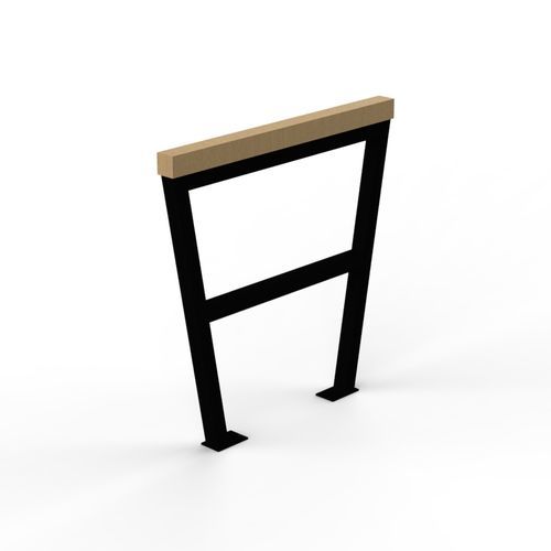 Rastrelliera per biciclette a pavimento - 630 006 - Rondino - per spazi pubblici / in legno / professionale