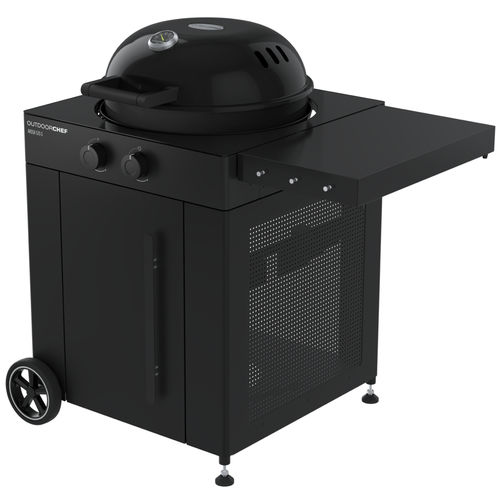 Barbecue a gas - AROSA 570 G - Outdoor Chef - con rotelle / in metallo verniciato / in acciaio inossidabile