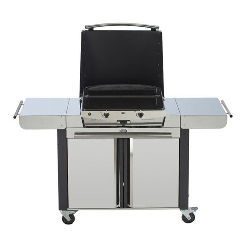 Barbecue elettrico - ELEKTRA 60 - ENO PLANCHA - mobile / in acciaio inossidabile / con carrello