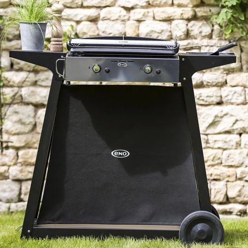 Barbecue a gas - OCEANE 50 - ENO PLANCHA - mobile / in acciaio galvanizzato / in acciaio