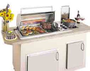 Barbecue a gas - REGAL - FIRE MAGIC - da incasso / in acciaio inossidabile