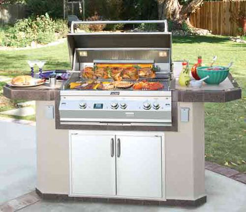 Barbecue a gas - MONARCH MAGNUM - FIRE MAGIC - fisso / in acciaio inossidabile