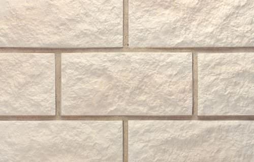 Lastra di paramento in pietra ricostituita - CAMPANA CREME - Klimex - per esterni / indoor / 100% riciclabile