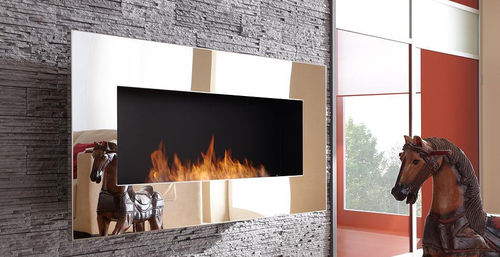 Lastra di paramento in pietra ricostituita - TOSCANI GREY - Klimex - per esterni / indoor / 100% riciclabile