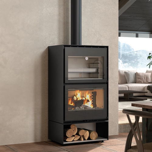 Stufa a legna - HEBAR - ROCAL - 5 kW...10 kW / 10 kW...20 kW / da appoggio