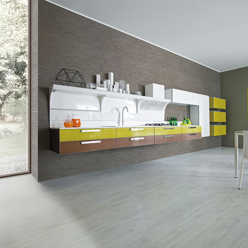 Cucina contemporanea - MIRÒ COLOURS - ARAN Cucine - in legno / in alluminio / in laminato