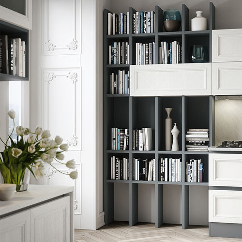 Libreria alta - MAGISTRA - ARAN Cucine - classica / in legno laccato