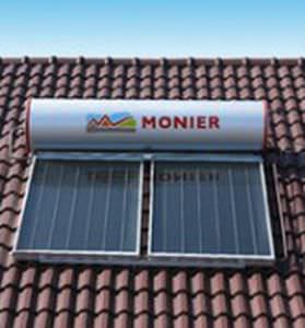 Scaldacqua solare - Monier Braas - da parete / orizzontale / a termosifone