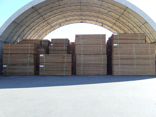 Rivestimento di facciata in pannelli - STK - Power Wood Corp. - in legno / con scanalature