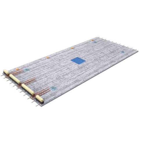 Lastra predalle in calcestruzzo - THERMOPRÉDALLE® - KP1 - precompressa / con rottura di ponti termici
