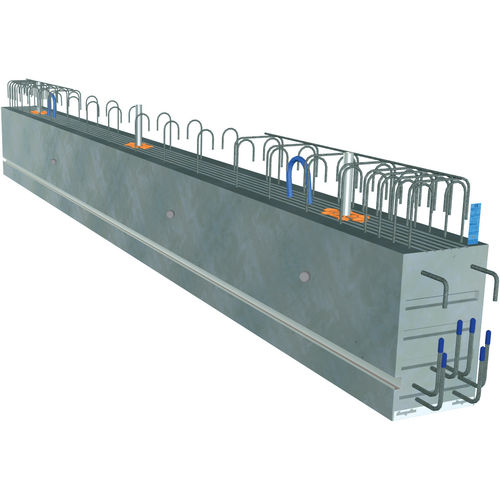 Trave prefabbricata - KP1 - in cemento precompresso / a sezione rettangolare / per solaio