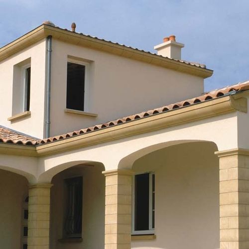 Cornicione per tetto - CG - WESER - in calcestruzzo / in polistirene / prefabbricato