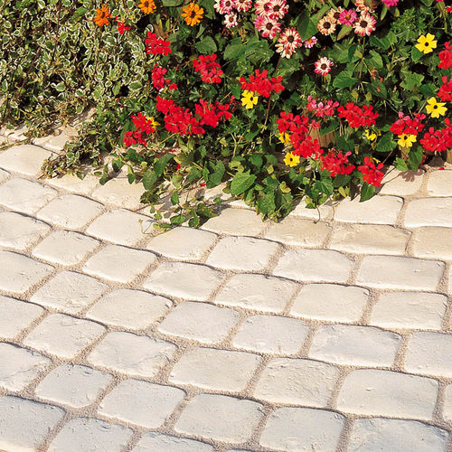Pavé in pietra ricostituita - CHINON - WESER - da esterno / per piscina / per terrazza