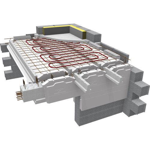 Solaio latero-cementizio - EQUATIO® VS - RECTOR - prefabbricato / in calcestruzzo / in volterrane isolanti