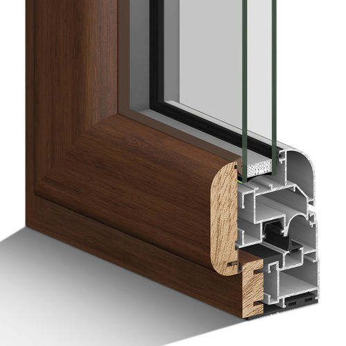 Profilato per finestra in legno - CLASSIC GIOTTO - Noval Group - in alluminio