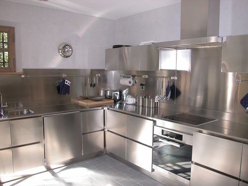 Mobile basso da cucina - FRANCE INOX INDUSTRIE - a pavimento