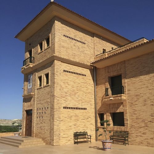 Mattone per facciata - RUSTIC Guadarrama - La Paloma Cerámicas - forato / multicolore