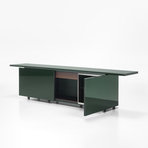 Credenza contemporanea - SHERATON - Acerbis - in legno laccato / in noce / con cassetti