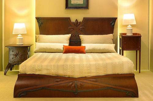 Letto matrimoniale - 603 Z - Al Cazar Fine Woods - classico / in legno