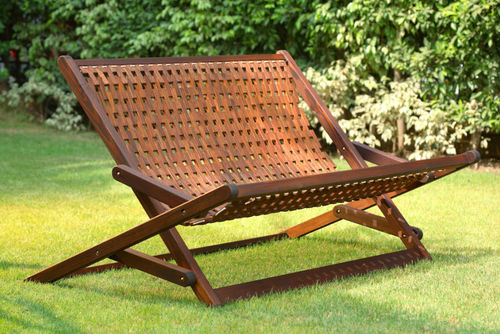 Divano classico - 207 P - Al Cazar Fine Woods - da giardino / marrone / in legno