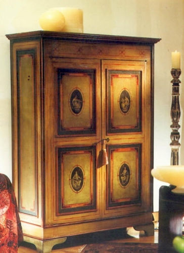 Armadio in stile - 52C - Al Cazar Fine Woods - in legno / con ante battenti