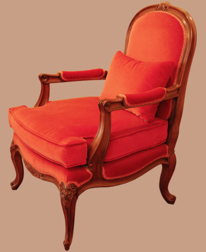 Poltrona in stile - 3003 - Al Cazar Fine Woods - in tessuto