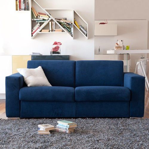 Divano letto - DAVIS - Alpa Salotti - contemporaneo / in tessuto / in pelle