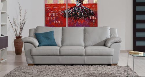 Divano modulare - MARVIN - Alpa Salotti - contemporaneo / in pelle / grigio