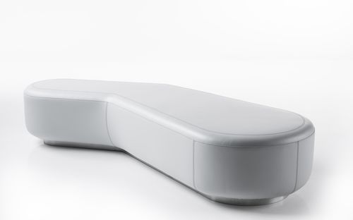 Divanetto imbottito modulare - CUNEO - ALTEK ITALIA DESIGN - contemporaneo / in tessuto / in pelle