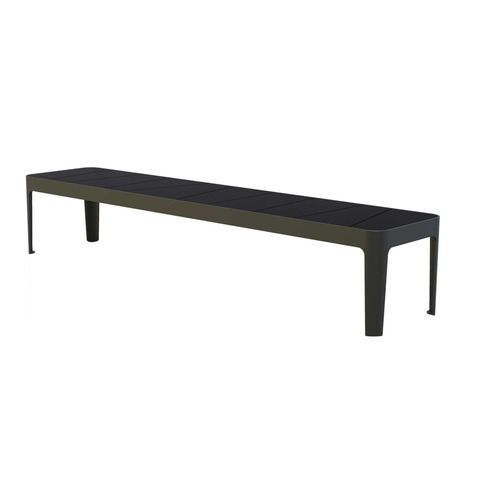 Panca per spazi pubblici contemporanea - DOLMEN/4 - ALTEK ITALIA DESIGN - in acciaio / in pietra / in materiale composito