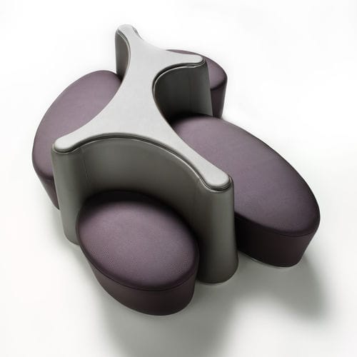 Divanetto imbottito modulare - DNA - ALTEK ITALIA DESIGN - contemporaneo / in tessuto / in ecopelle