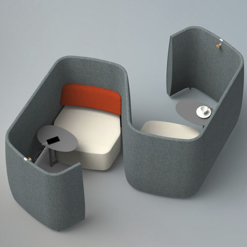 Poltrona modulare - AIRWAVE 06/P/T - ALTEK ITALIA DESIGN - contemporanea / in tessuto / in ecopelle