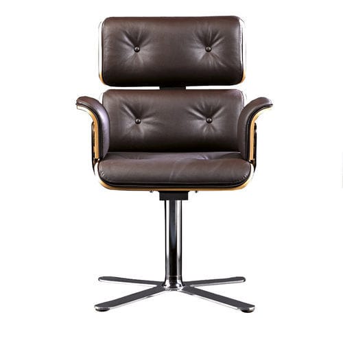 Sedia visitatore design originale - ARMADILLO 5 - ALTEK ITALIA DESIGN - da interno / in pelle / in tessuto