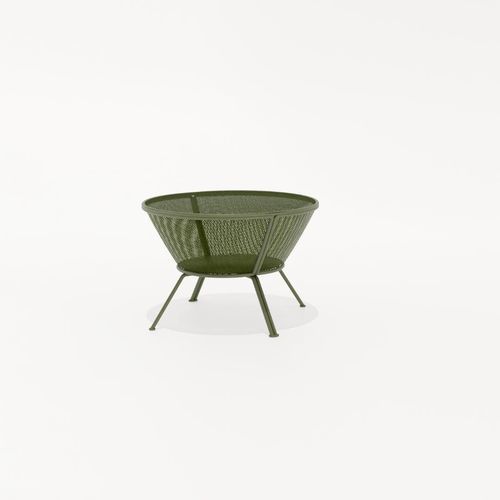 Tavolino basso contemporaneo - QUIZAS - ALTEK ITALIA DESIGN - in ferro / in maglia metallica / con supporto in ferro