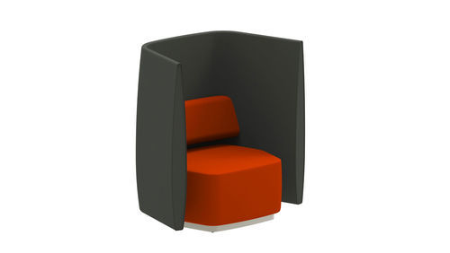 Poltrona visitatore contemporanea - AIRWAVE 08 - ALTEK ITALIA DESIGN - in ecopelle / in schiuma di poliuretano / in tessuto