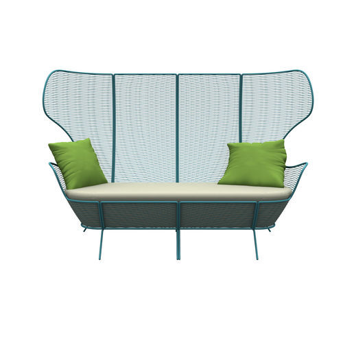 Divano modulare - QUIZAS - ALTEK ITALIA DESIGN - contemporaneo / da esterno / in ferro