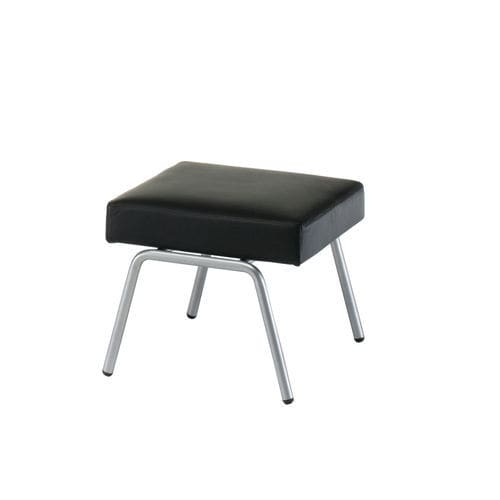 Sgabello contemporaneo - VERTIGO LV17 - ALTEK ITALIA DESIGN - in pelle / con supporto in acciaio / impilabile