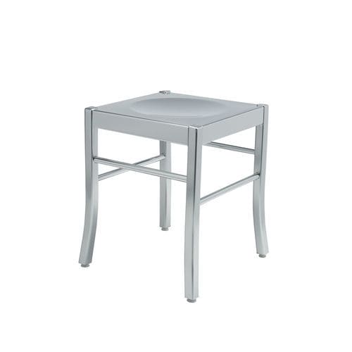 Sgabello contemporaneo - KORE - ALTEK ITALIA DESIGN - in alluminio / con supporto in alluminio / altezza ridotta
