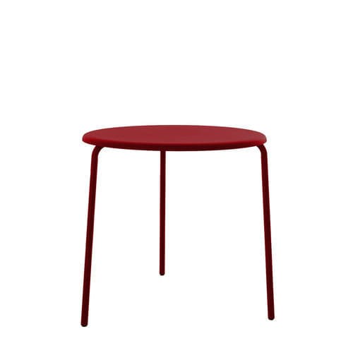 Tavolo da pranzo contemporaneo - ALU MITO - ALTEK ITALIA DESIGN - in alluminio / con supporto in alluminio / rotondo