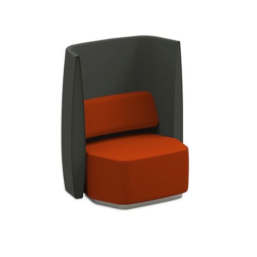 Poltrona visitatore contemporanea - AIRWAVE 06 - ALTEK ITALIA DESIGN - in ecopelle / in espanso / in tessuto