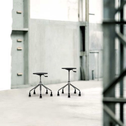 Sgabello da bar in faggio - VERTIGO LV06 - ALTEK ITALIA DESIGN - con supporto in metallo / con supporto in metallo cromato / con supporto in acciaio verniciato a polvere