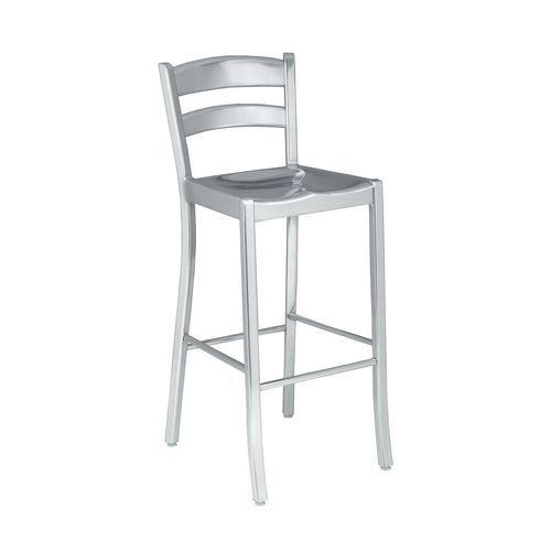 Sgabello contemporaneo - KORE - ALTEK ITALIA DESIGN - in alluminio / con supporto in alluminio / con poggiapiedi
