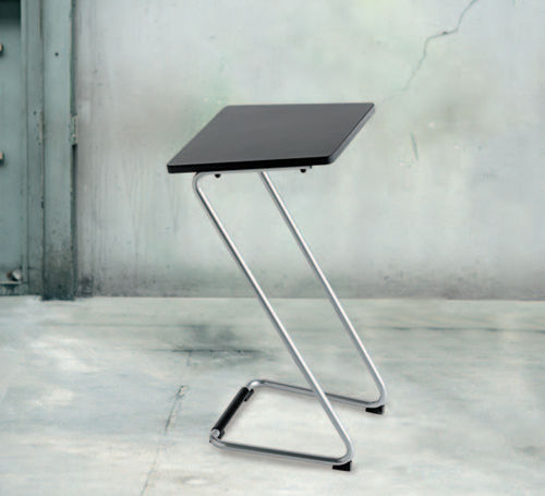 Tavolino basso contemporaneo - VERTIGO LV35 - ALTEK ITALIA DESIGN - in MDF / con supporto in acciaio / con supporto in alluminio
