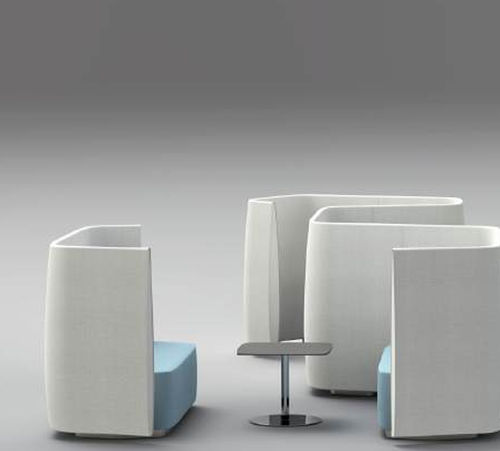 Tavolino basso contemporaneo - AIRWAVE 40 - ALTEK ITALIA DESIGN - in HPL / con supporto in acciaio inossidabile / quadrato
