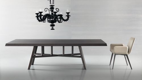 Tavolo contemporaneo - LAGOON - Rossetto Armobil - in rovere / in noce / rettangolare
