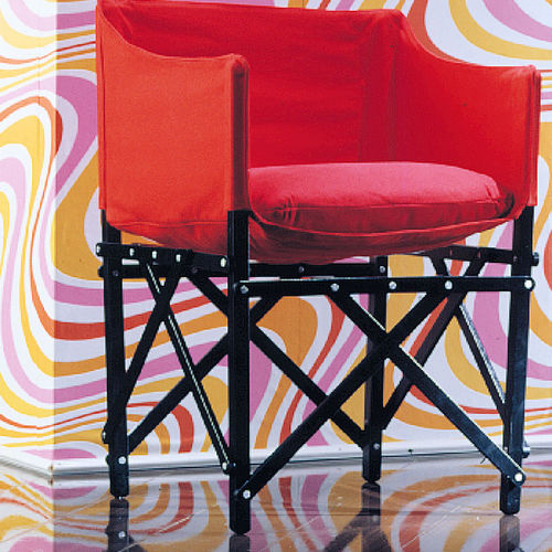 Sedia contemporanea - RI-PIEGO - Art & Form - da interno / in tessuto / con supporto in legno