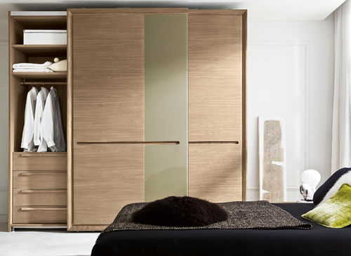 Armadio contemporaneo - ART. MA590 - Arte Antiqua di Zen Adriano - in legno / a porte scorrevoli