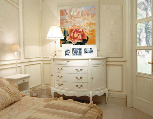 Cassettone in stile - ART. 2609 - Arte Antiqua di Zen Adriano - in legno / 6 cassetti / bianco